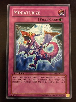 Miniaturize 5DS1-EN033 Yugioh! 1st Edition CONTINUOUS TRAP CARD Near Mint NEW x1-image