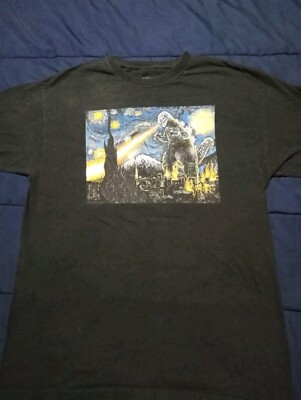 Vintage Godzilla Brand T-shirt Sz Large-image