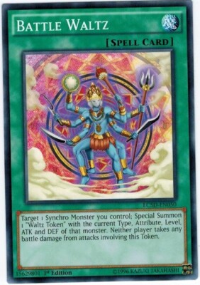 3 x Battle Waltz - LC5D-EN050 - Common - 1st Edition Near Mint, English-image