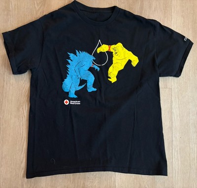 Godzilla X Kong: The New Empire, American Red Cross T-Shirt 2024 Promo Black-image