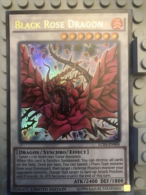 Yu-Gi-Oh! TCG Black Rose Dragon Legendary Collection 5D’s Lc05-en004 Ultra Rare-image