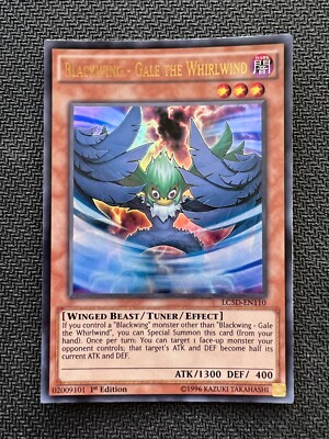 Yugioh Blackwing - Gale of the Whirlwind 1st Ed Ultra Rare LC5D-EN110 VLP/NM-image