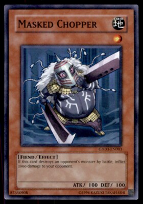 Yu-Gi-Oh! Masked Chopper #GX03-EN003 Near Mint-image