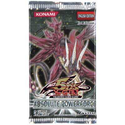 Yu-Gi-Oh Cards 5D's - Absolute Powerforce - Booster Pack - New & Sealed-image