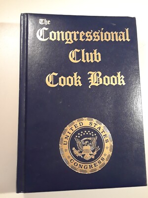 The Congressional Club Cookbook 1987 Foreword by Nancy Reagan VG+ HC 11th Ed-image