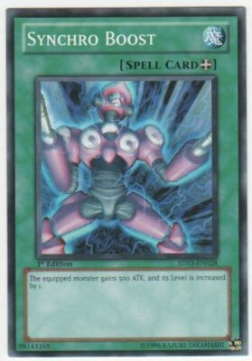 Synchro Boost - 5DS3-EN028 - Common - 1st Edition x3 - Lightly Played-image
