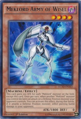 Meklord Army of Wisel - LC5D-EN163 - Rare - 1st Edition - Moderately Played-image