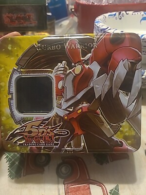 Yugioh EMPTY TIN Turbo Warrior 5DS TCG Collectible 2008-image
