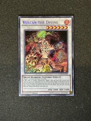 Yugioh Vulcan The Divine - LC5D-EN249 - 1st Edition - Secret Rare - NM-image