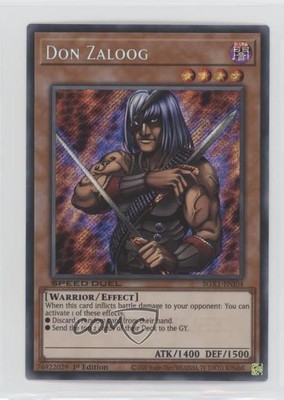 2022 Yu-Gi-Oh! Speed Duel GX: Academy Box 1st Edition Don Zaloog 02l5-image