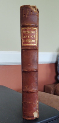 Williamsburg Art of Cookery Leather Bound 1942 Ed. Cookbook-image