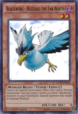 Yugioh! LP Blackwing - Blizzard the Far North - LC5D-EN113 - Ultra Rare - 1st Ed-image