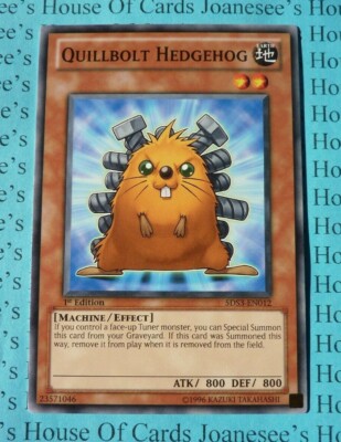 Quillbolt Hedgehog 5DS3-EN012 Yu-Gi-Oh Card 1st Edition New-image