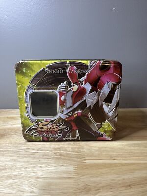 Yugioh 5DS TCG Turbo Warrior Empty Collectible Tin 2008-image