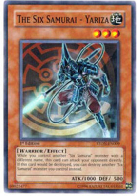 The Six Samurai - Yariza - STON-EN009 - Common - 1st Edition NM YuGiOh!  Booster-image