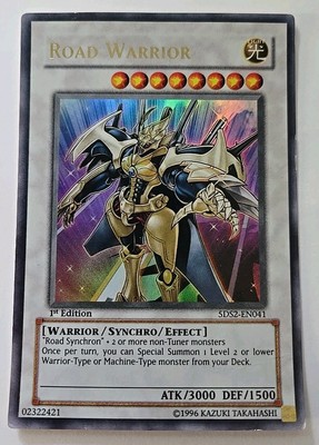 Yu-Gi-Oh! Road Warrior 5DS2-EN041 Ultra Rare 1st Edition LP Warrior Synchro -image