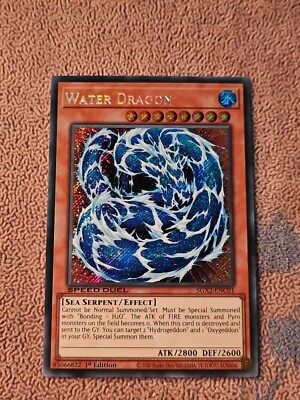Water Dragon (Secret Rare) SGX2-ENC01 Speed Duel GX: Midterm Paradox 1st Edition-image