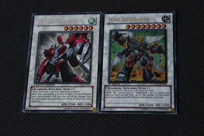 Yugioh Card Lot EX-PL Secret Turbo Warrior CT05 Ultra Rare Junk Destroyer 5DS3-image