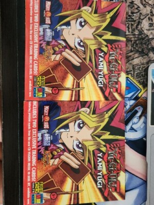 2xYu-Gi-Oh Mcdonalds Mightykids Meal Yami Yugi Audio Cd Sealed With Cards-image