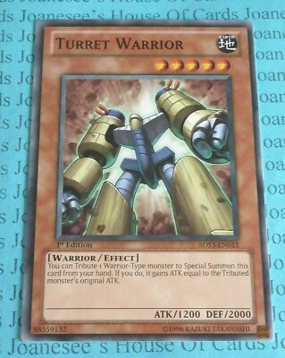 Turret Warrior 5DS3-EN015 Yu-Gi-Oh Card 1st Edition New-image