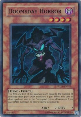 Doomsday Horror - PTDN-EN022 - Super Rare - Unlimited Edition LP YuGiOh!  Booste-image