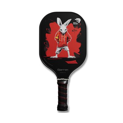 Pickleball Paddles, T700 Raw Carbon Fiber Pickleball Paddle Polymer Honeycomb...-image