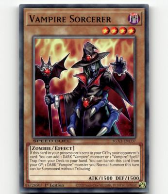 Yugioh Vampire Sorcerer Speed Duel GX: Duelists of Shadows-image