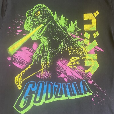 reprint GODZILLA Retro Monster Movie T-Shirt, 2019. MEDIUM (NV) Old Navy Pre-own-image