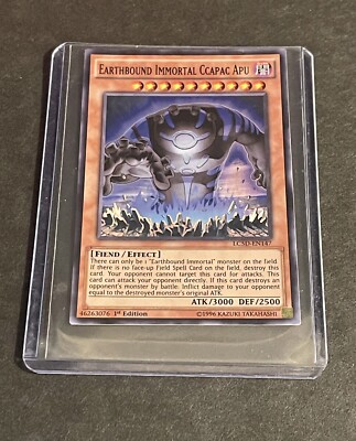 Yu-Gi-Oh! Earthbound Immortal Ccapac Apu LC5D-EN147 Rare 1st Edition-image