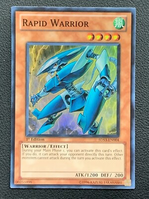 Rapid Warrior 5DS3-EN004 1st Edition Super Rare Yu-Gi-Oh! [2]-image