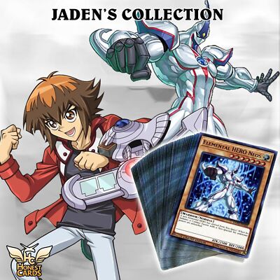 Yugioh GX Complete Jaden Yuki Deck Elemental HERO Fusion Neo Spa **HOT** + Bonus-image
