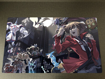 WVICM CCG Duel Playmat GX Family TCG Trading Card Game Mat Desk Pad Free Bag-image