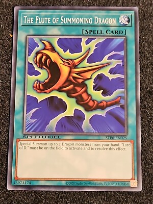 The Flute of Summoning Dragon Common Speed Duel Tournament Pack 6 OTS STP6-EN025-image