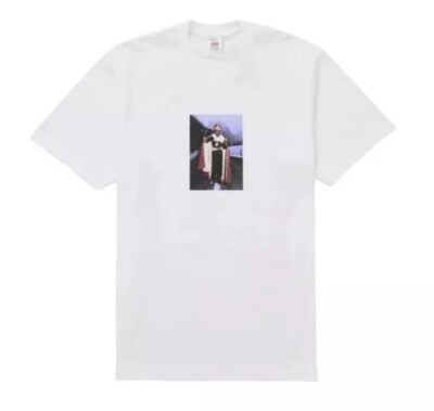 Supreme Martine Rose Lee Scratch Perry  White T Shirt Size XL Rare Sold Out -image