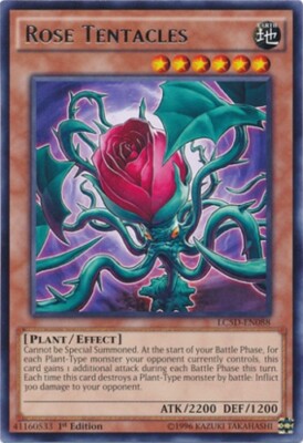 Rose Tentacles - LC5D-EN088 - Rare - 1st Edition x1 - Lightly Played-image