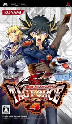 Video Game Konami Yu-Gi-Oh! 5D's Tag Force 4 Sony PSP F/S w/Tracking# Japan New-image