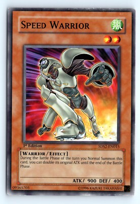 Moderatly Played Yu-Gi-Uh Speed Warrior #5DS2-EN015 tcg-image
