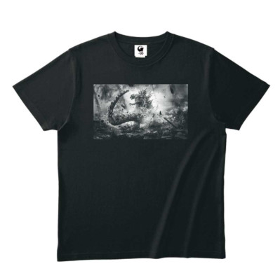 Godzilla-1.0 T-shirt [B] Monochrome TOHO Godzilla Store Japan Limited Kaiju New-image