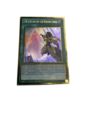 YUGIOH THE TERMINUS OF THE BURNING ABYSS GOLD Near Mint/Mint-image
