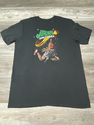 Vintage Y2K Nike Air Jordan 12 Godzilla King of the Skies Promo Shirt RARE-image
