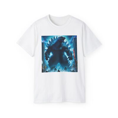 Godzilla Tee, Kaiju Monster Shirt, Japanese Movie Fan Gift, Retro Sci-Fi-image