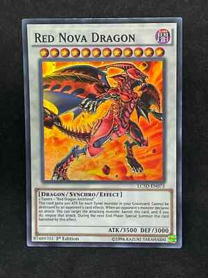 Red Nova Dragon LC5D-EN073 Legendary Collection 5D's 1st Edition LP-image