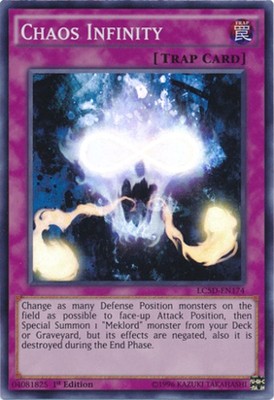 Chaos Infinity - LC5D-EN174 - Super Rare - 1st Edition Near Mint Legendary Colle-image