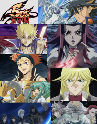 Yugioh 5Ds Character Decks including Yusei Akiza Crow Jack Leo Dark Signers ZOne-image