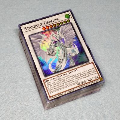 Yugioh Complete 5D's Yusei Fudo 47 Card Deck Stardust Dragon Maj **HOT** + Bonus-image