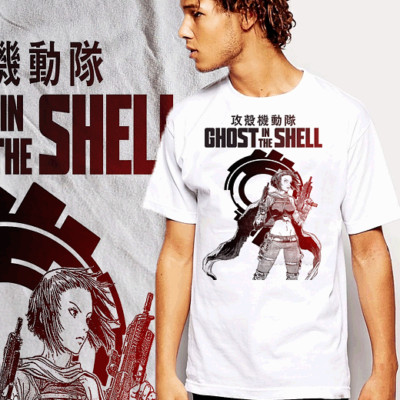 Cyber Punk t-shirt Rebel Ghost Assassin science fiction Japanese anime tee-image