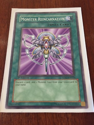 Monster Reincarnation Common 1st Ed 5DS1-EN206 YUGIOH-image