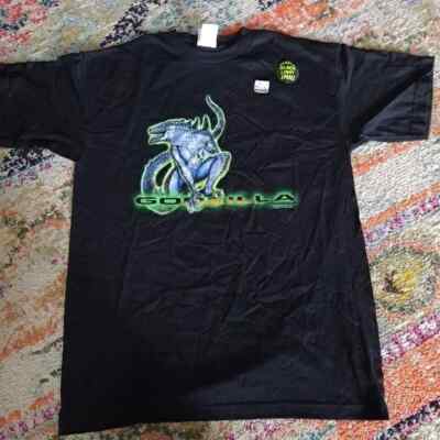 RARE! X-Large Vintage! NEW With TAGS 1998 Black Cronies Godzilla shirt-image