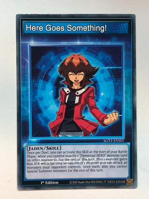 Yu-Gi-Oh! Speed Duel GX: Duel Academy Here Goes Something! SGX1-ENS01 NM/M-image