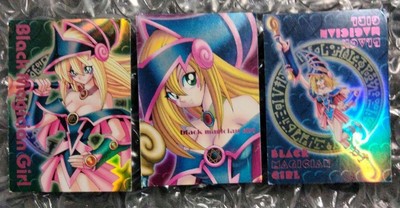 Yu-Gi-Oh! Black Magician Girl Pink Ultra Limited Set of 3 DDM Rare Card-image